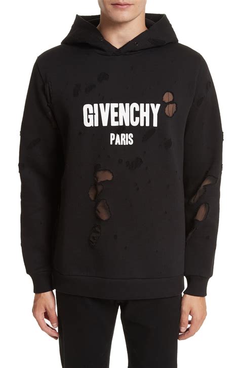 givenchy cropped distressed print.